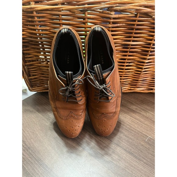 Cole Haan mens wingtips sz 10M - Picture 2 of 7
